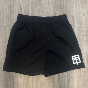 Black Athletic Men's mesh shorts